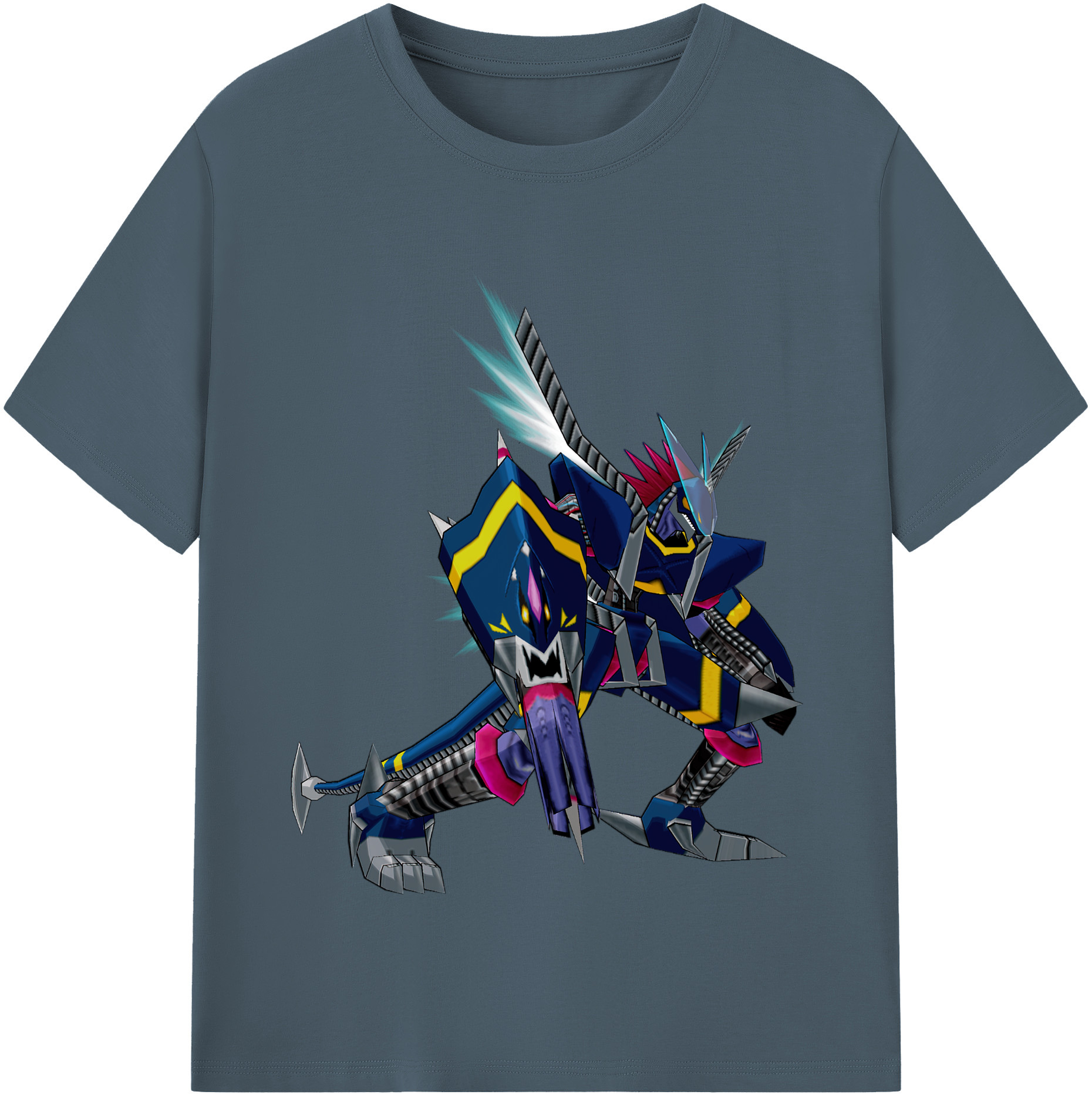 （画像用） Digimon デジタルモンスター/デジモン 綿100％半袖Tシャツ（フロントプリント）